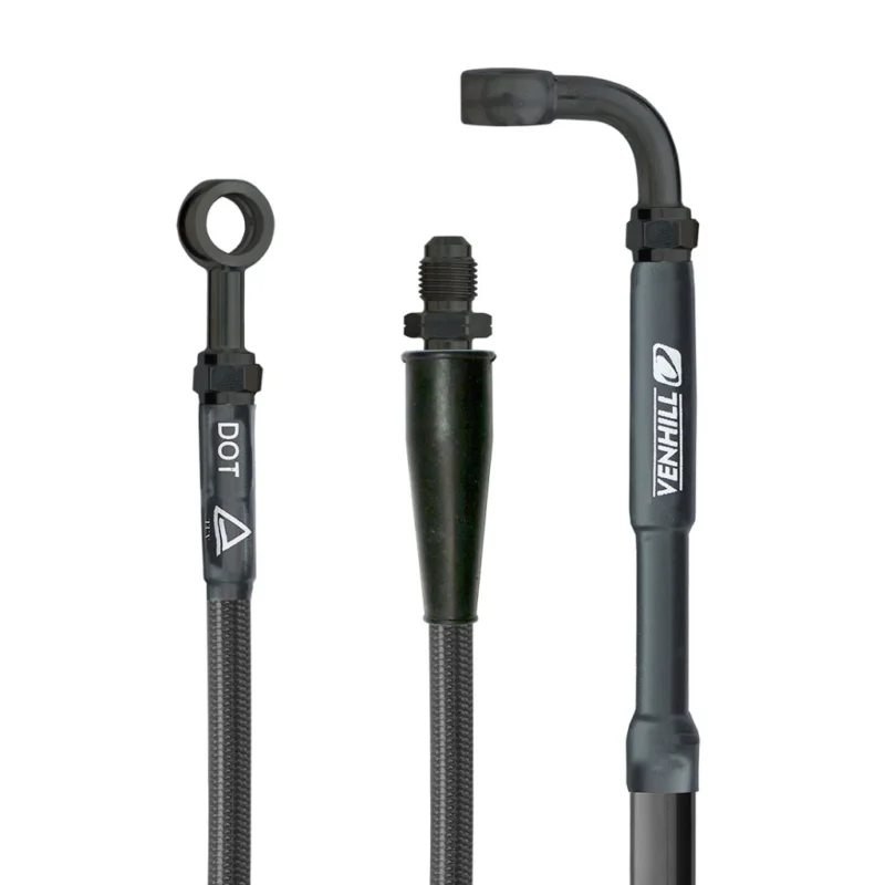 Venhill, Bromsslang, FRAM, CARBON SVART, KTM 23-24 65 SX, Husqvarna 23-24 TC 65, GasGas 24 MC 65, 26 MC 65 Populärt val