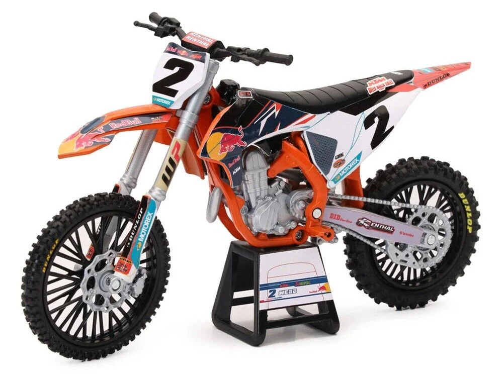 New-Ray, 1:12 Red Bull KTM 450SX-F Cooper Web Snabb leverans
