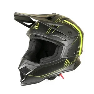 1/12 AMOQ Vertigo MIPS Hjälm Svart/HiVis risnedsättning