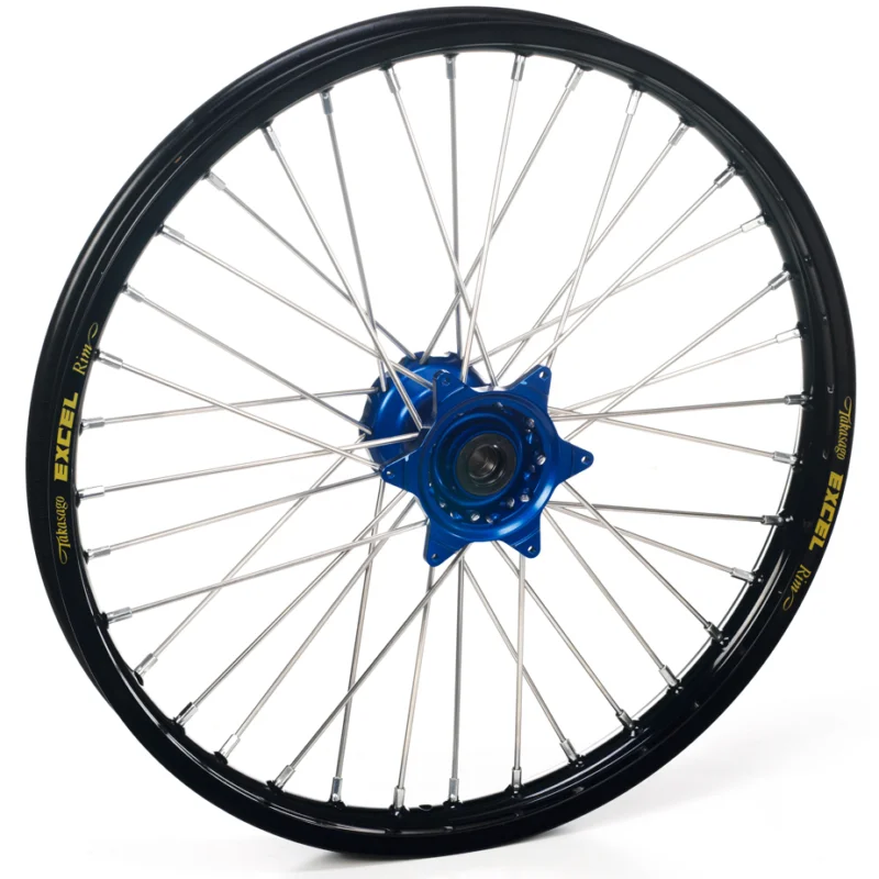 Haan Wheels, Komplett Hjul, 4,25, 18", BAK, SVART BLÅ, Yamaha 19-24 TÉNÉRÉ 700 I lager
