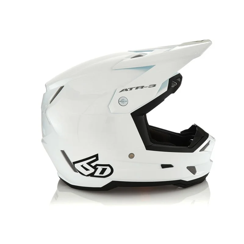 risnedsättning Crosshjälm ATR-3 2025 Solid Gloss Helmet, White