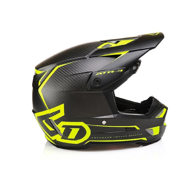 Begränsat erbjudande Crosshjälm ATR-3 2025 Nova Matte Helmet, Yellow Carbon