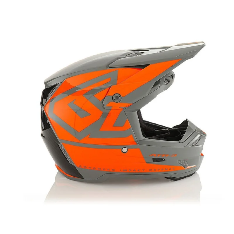 Endast idag Crosshjälm 6D ATR-3Y 2025 Hex Gloss Helmet, Neon Orange