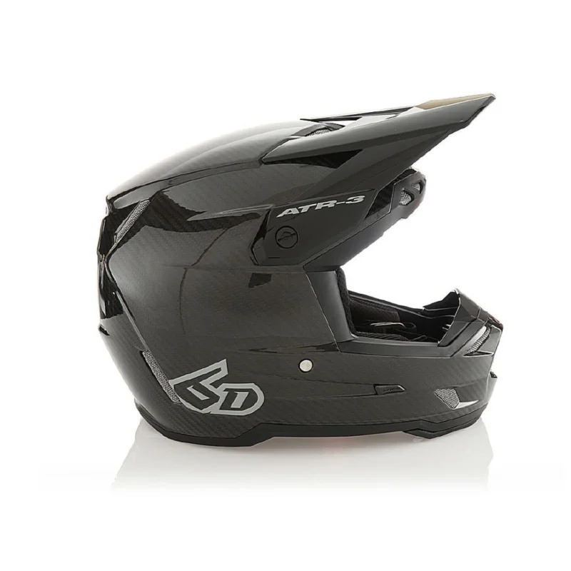 Lägg i varukorgen Crosshjälm 6D ATR-3Y 2025 Solid Gloss Helmet, BLACK