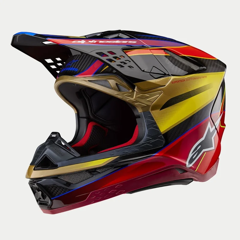 Crosshjälm Alpinestars Hjälm S-M10 2206 ERA Guld Lågt pris