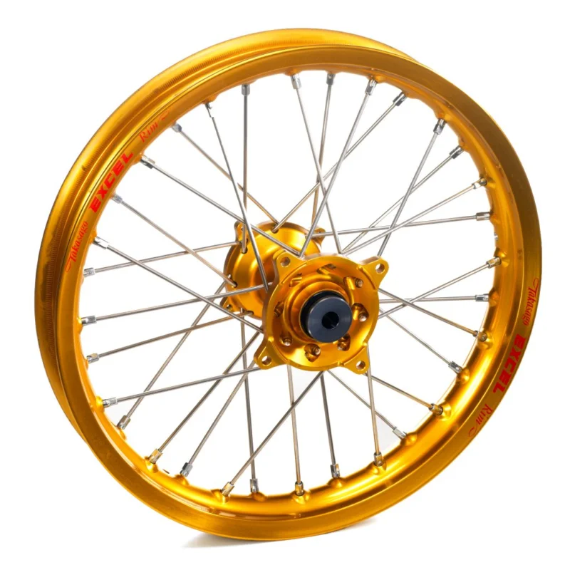 Begränsat antal Haan Wheels, Komplett Hjul, 2,15, 18", BAK, GULD, Yamaha 03-26 WR450F, 03-08 YZ450F, 99-07 WR250, 17-19 WR250, 01-24 WR250F, 08-