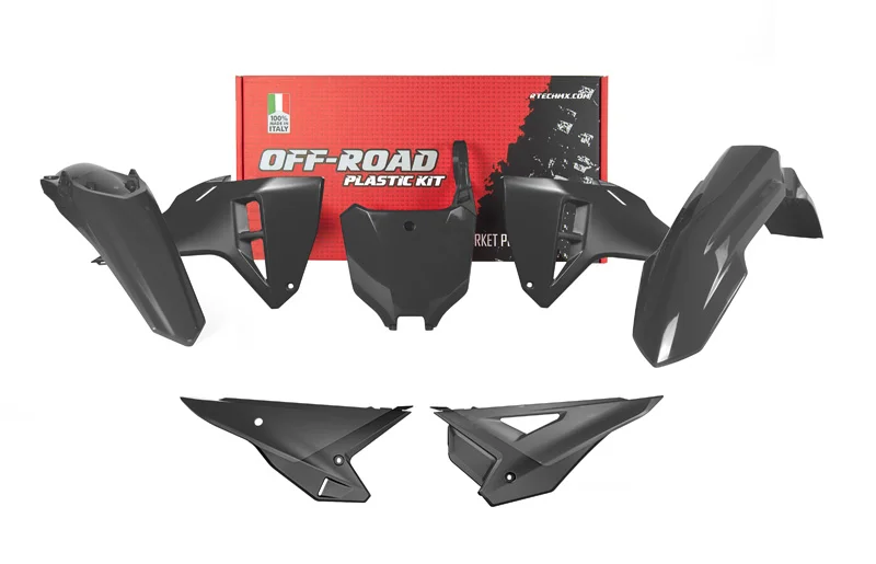 Rtech, Plastkit, SVART, Honda 25 CRF450R, 26 CRF450R, 25-26 CRF250R Erbjudandepris