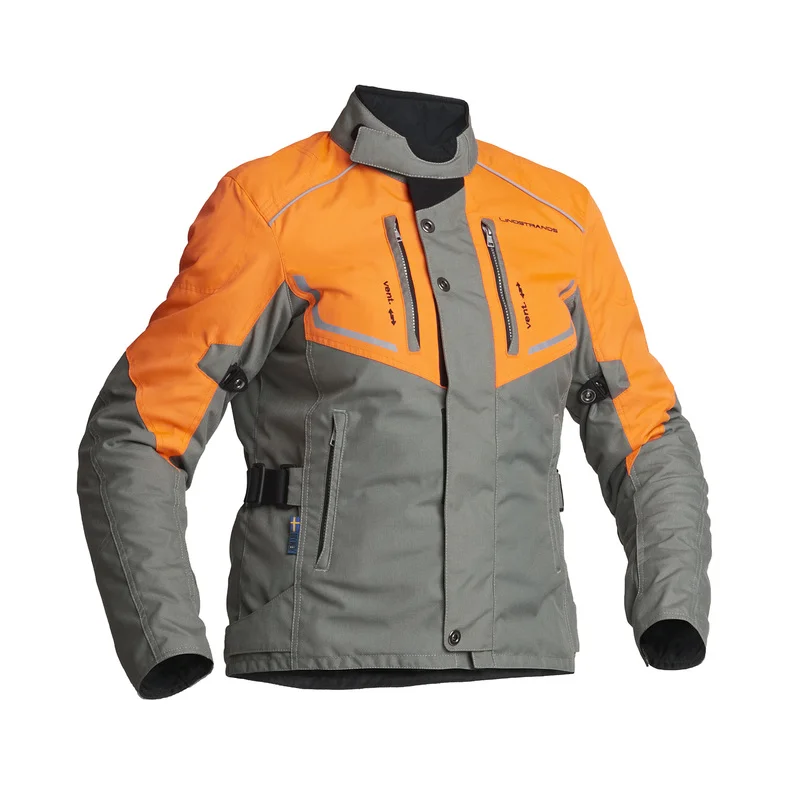 Rea Lindstrands Textile Jacket Halden Lady fog/Orange