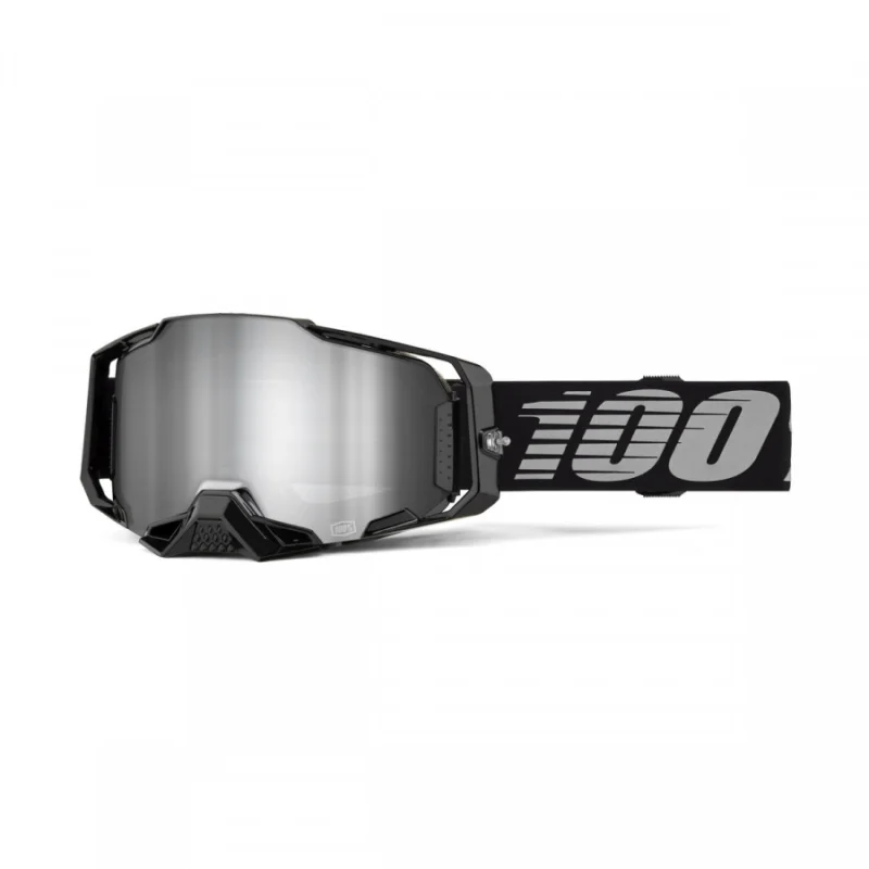 Begränsad tid 100%, ARMEGA GOGGLE BLACK - SILVER FLASH MIRROR LENS, VUXEN