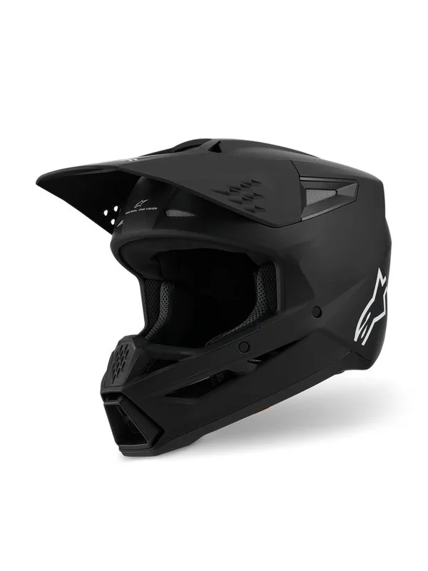 CROSSHJÄLM Alpinestars S-M3 Flat Svart Begränsat erbjudande
