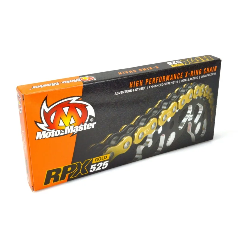 Moto-Master, Kedja, X-Ring RPX Gold, Adventure/Street, 120 Länk, 525 Extra rabatt