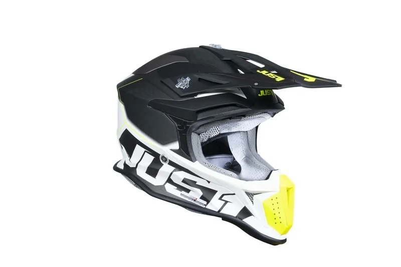 Crosshjälm Just1 J-18 F Hexa Fluo Gul/Svart/Vit Beställ idag