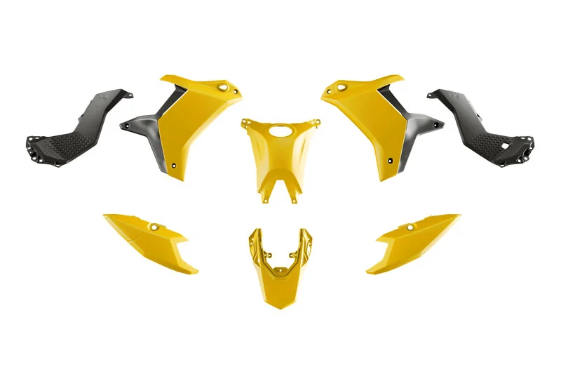 Rtech, Plastkit Revolution, SVART GUL, Yamaha 25-26 TÉNÉRÉ 700 Erbjudande