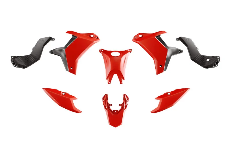 Populär Rtech, Plastkit Revolution, SVART RÖD, Yamaha 25-26 TÉNÉRÉ 700