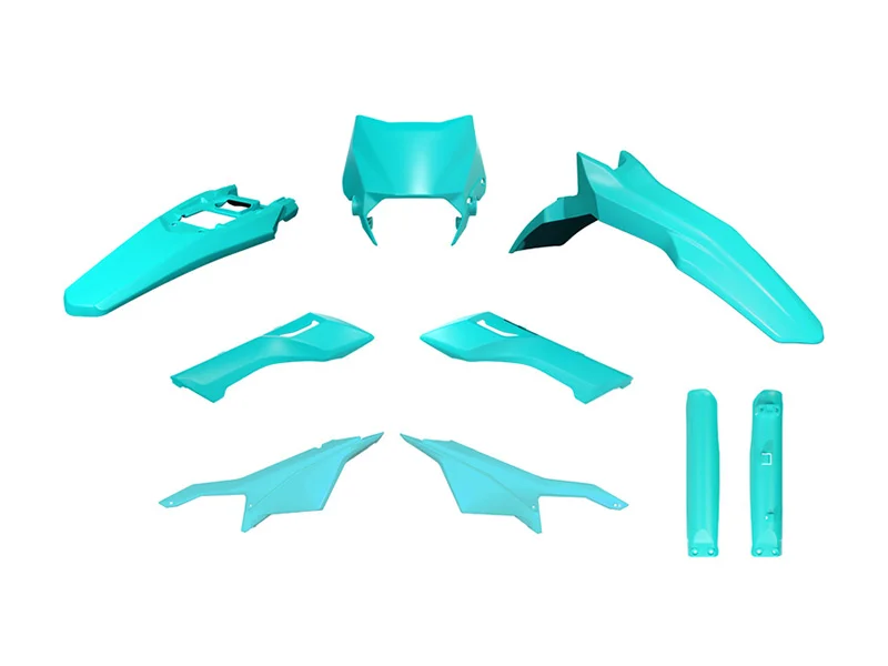Snabb leverans Rtech, Plastkit, MINT CYAN BLÅ, SURRON 23-25 ULTRA BEE