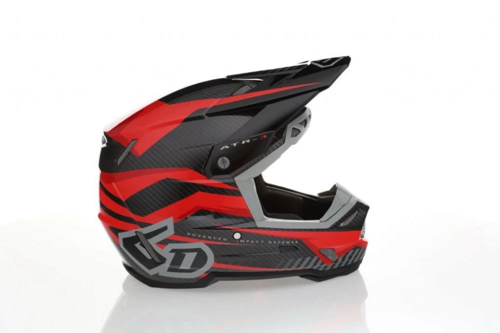 Crosshjälm ATR-3 2026 F.I.M Rival Helmet, Gloss Red Billigare