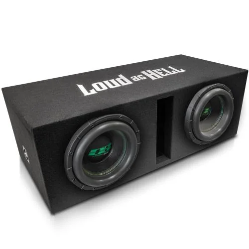 Utförsäljning Deaf Bonce 2x10" LOUD AS HELL låda 2x1 Ohm