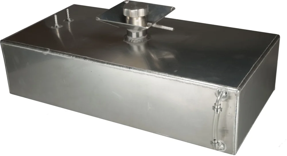 6 Gallon Aluminium Foam Filled Fuel Tank with 50mm Splash Bowl Expressleverans