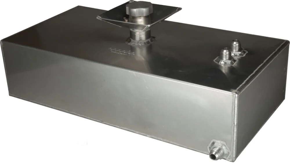 Begränsad tid 6 Gallon Aluminium Baffled Fuel Tank with 50mm Splash Bowl and JIC Fittings