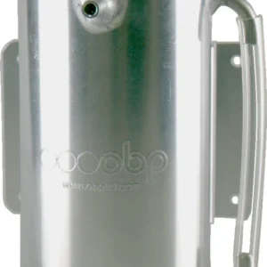 1.5 Litre Vertical Aluminium Header Tank with Sight Tube (Round) I lager