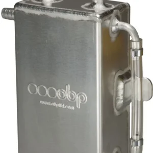 1 Litre Bulkhead Mount Oil Catch Can (Square) Kundfavorit