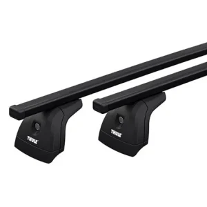Rabatter Thule SquareBar Evo takräcke Fiat Fiorino 3/4/5-dr Van 2008-> Fasta fästpunkter