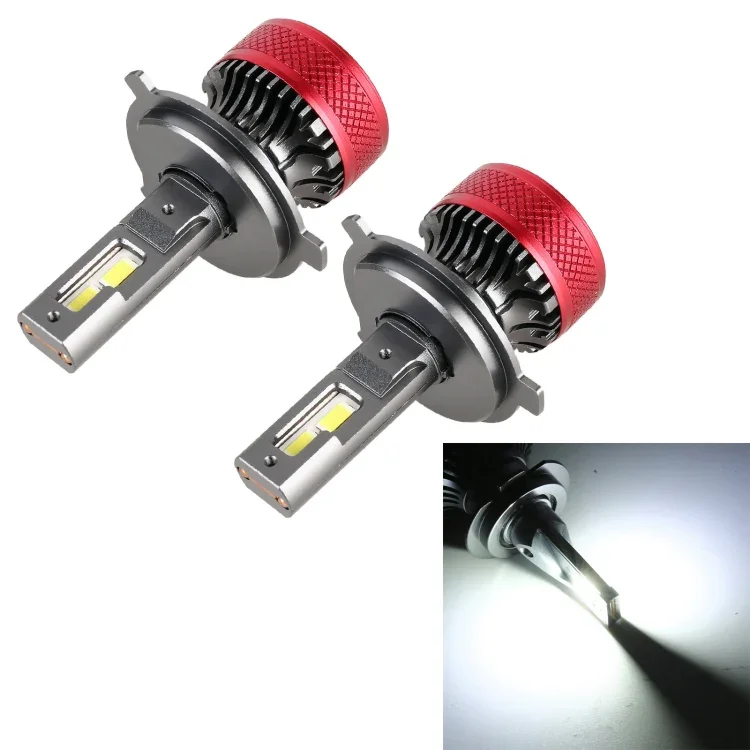 1 par H4 DC12V 65W 6000K 6500LM LED-bilstrålkastare, H4 Bästa pris