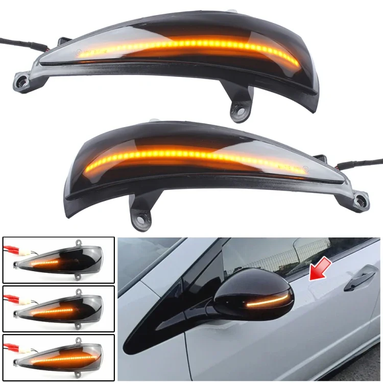 1 par för Honda Civic 2006-2011 dynamisk LED-blinkers backspegelblinkare vattenblinker, för Honda Civic 2006-2011 Extra rabatt