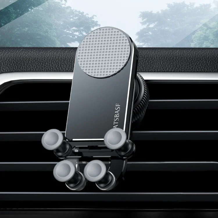 Oatsbasf Car Gravity Metal Bracket Scalable and Stable Mobile Phone Bracket Folding Screen Mobile Phone Exclusive Car Bracket, Folding Screen Outlet Black, Folding Screen Outlet Silver, Folding Screen Paste Black Fynd