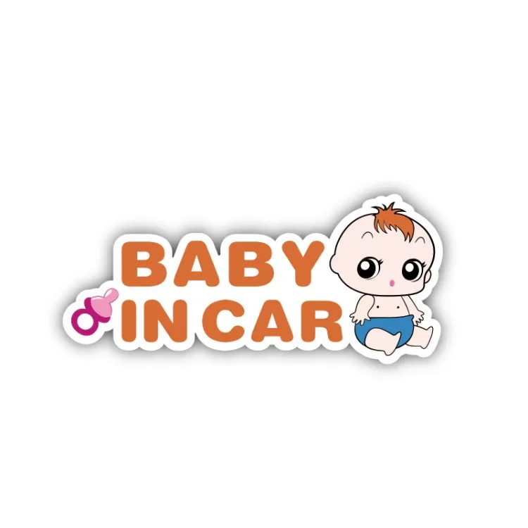 10 PCS There Is A Baby In The Car Stickers Warning Stickers Style:, CT203 Baby K Boy Magnetic Stickers, CT203 Baby R Boy Magnetic Stickers, CT203 Baby X Blue Bottom Bottle Magnetic Stickers, CT203 Baby O Boy Triangle Magnetic Stickers... I lager