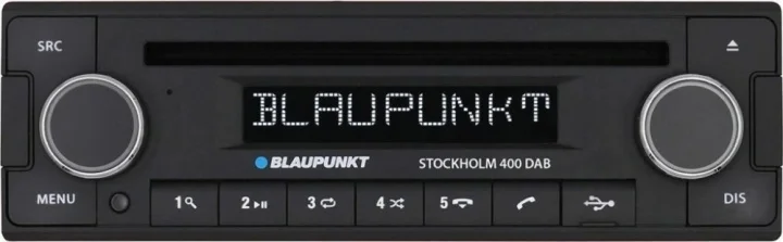 Fri frakt Blaupunkt Stockholm 400, retro bilstereo med Bluetooth och DAB+