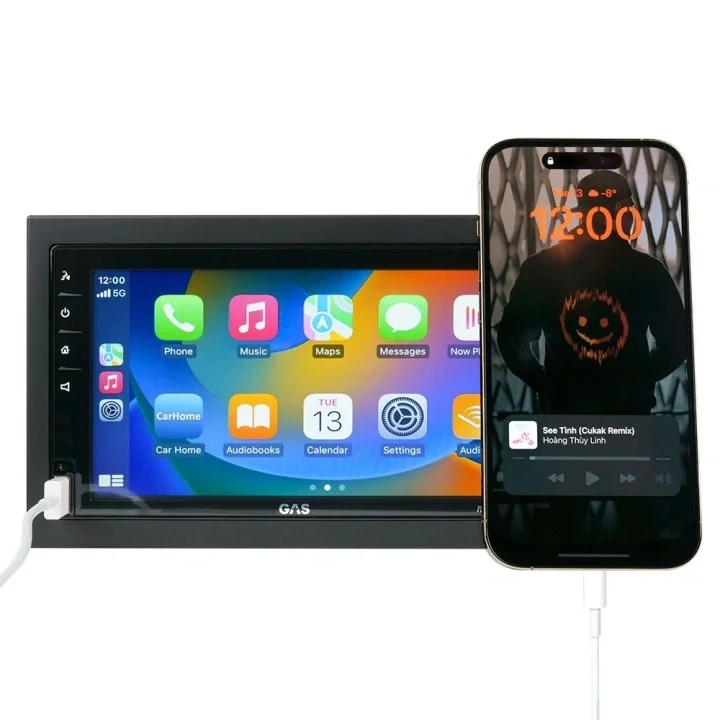 GAS MAX MV240BT, bilstereo med Apple CarPlay, Bluetooth, handsfree och mer Begränsat erbjudande