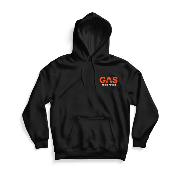Svart GAS-hoodie med Shaky, small Nyhet