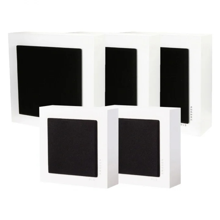 Lägg i varukorgen DLS Flatbox Mini On-Wall 5.0 högtalarpaket, vit