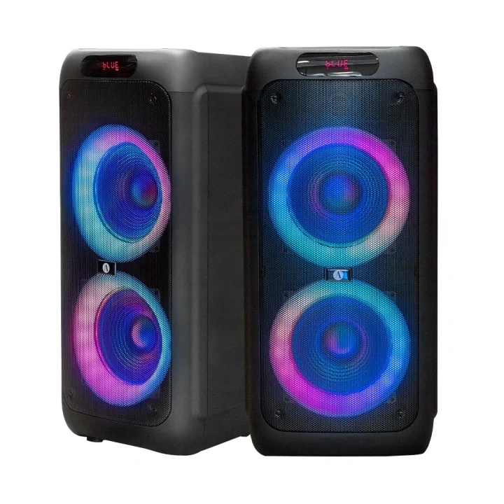 Erbjudande 2-pack Arcsound HAZE (gen.2), partyhögtalare med trådlös mikrofon och Bluetooth