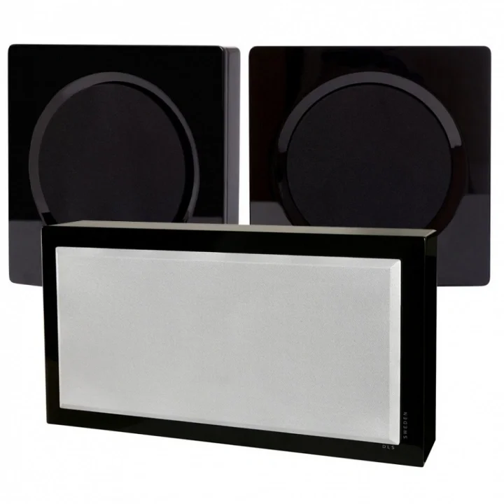 DLS Flatbox D-One & Flatsub Stereo One 2.1, On-Wall pianosvart Fynd