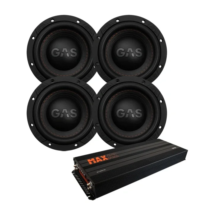 Nyhet 4-pack GAS MAX S1-6D1 & MAX A2-2500.1DL, baspaket
