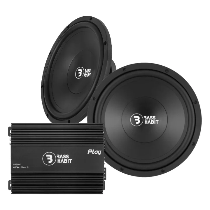 2-pack Bass Habit P300 & Play Power 1000.1 (gen. 2), baspaket Beställ idag