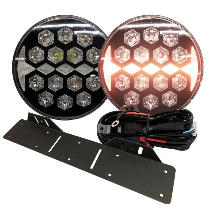 Beställ idag Extraljus NIZLED 2-pack 9" / 22 cm / 140W med fäste och kabel