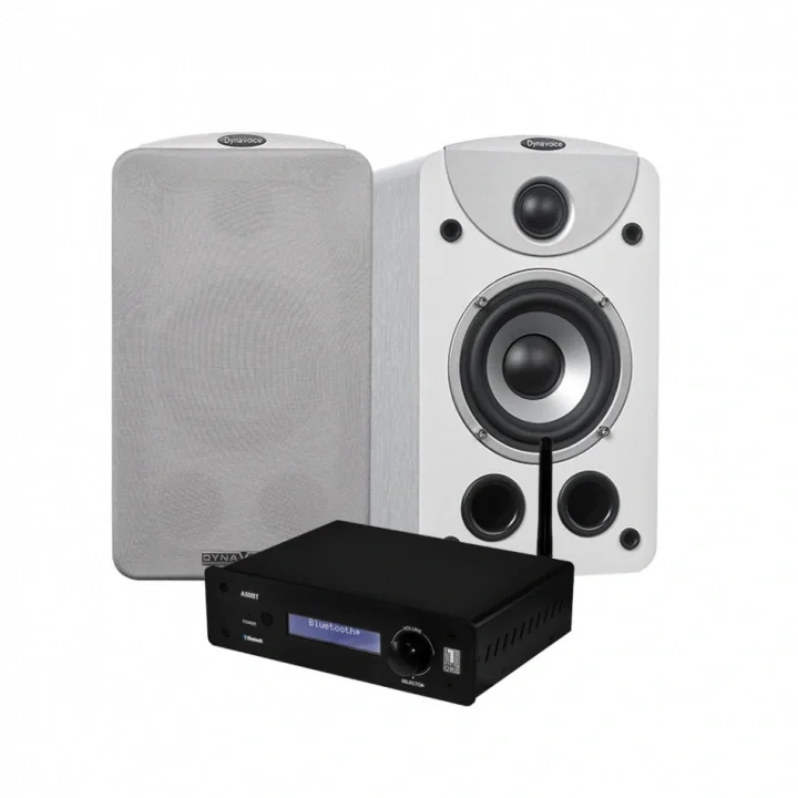 System One A50BT & Dynavoice Magic S-4, stereopaket. Välj svart eller vit. Beställ nu