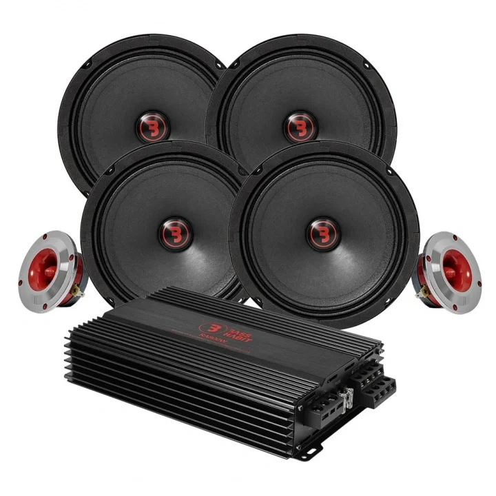 Bass Habit Rebel SR165M med SR25T & RA800W, SPL-paket medium Begränsat antal