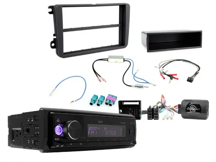 Installationskit Volkswagen 1-DIN & GAS MAX M140-BTX I lager