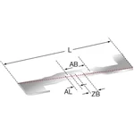 Snabb frakt Kniv Std. 448mm För 36"(92cm) Klippagg. (Gravely / Lesco)